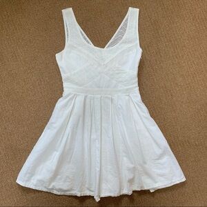 American Eagle Outfitters Lined Eyelet Dress